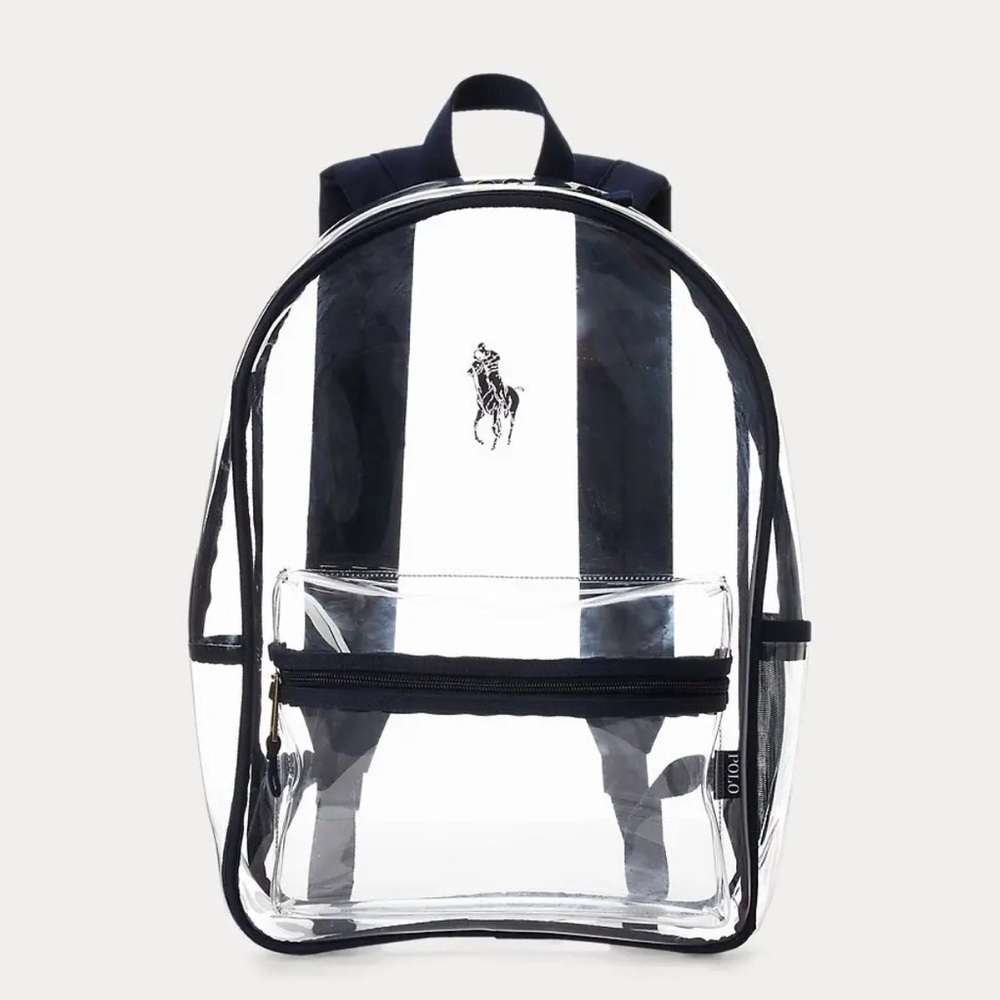Ralph Lauren Polo clear book bag